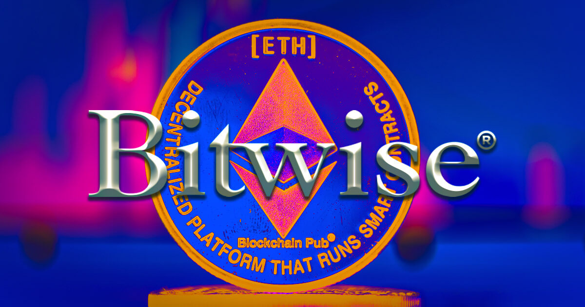 Bitwise files spot Ethereum ETF application
