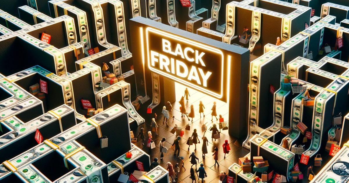  friday black reflecting increment spent staggering billion 