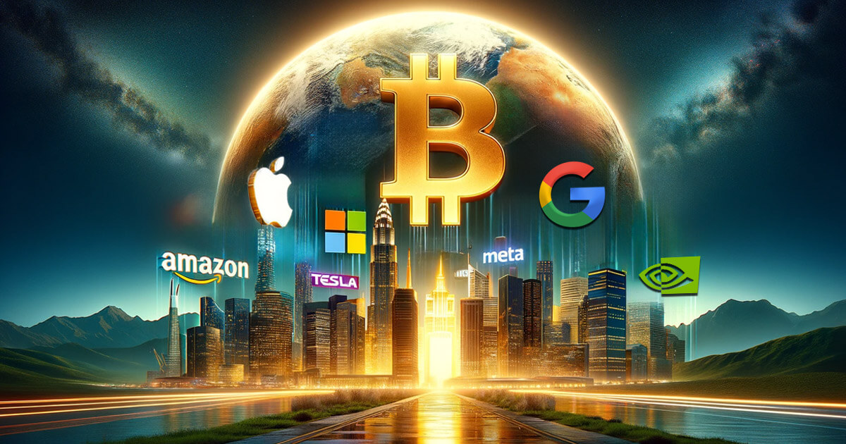  bitcoin magnificent tech shows tesla apple assets 
