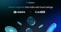 Venom Expands into India with Twin Listings on WazirX and CoinDCX