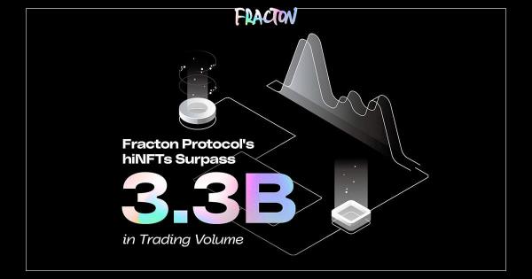 领先的 NFT 分片化基础设施 Fracton Protocol 交易量超过 30 亿美元