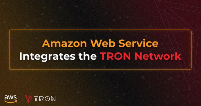 TRON built-in with Amazon Internet Companies to Lunge Blockchain Adoption