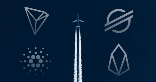 EOS, XLM, ADA, and TRX are showing signs of liftoff