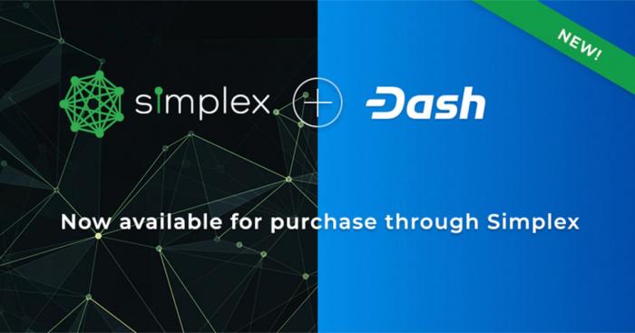 Simplex-Dash deal means DASH can be bought with credit card