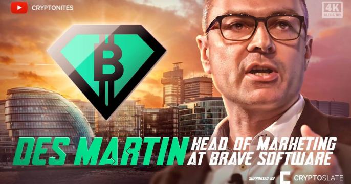 Brave’s Des Martin talks Bitcoin as Web 3.0, tokenizing the web, and why banks are dinosaurs