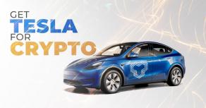 YouHodler is giving away a 2021 Tesla Model Y in honor of Bitcoin pizza day