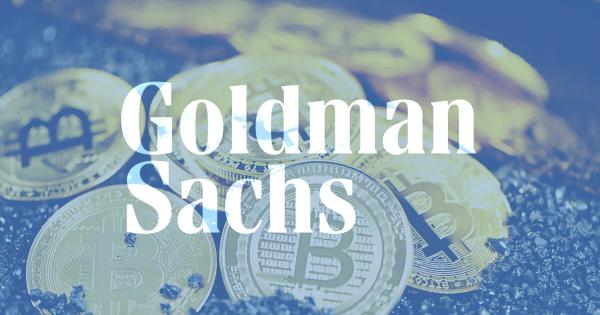 goldman sachs bitcoin trader
