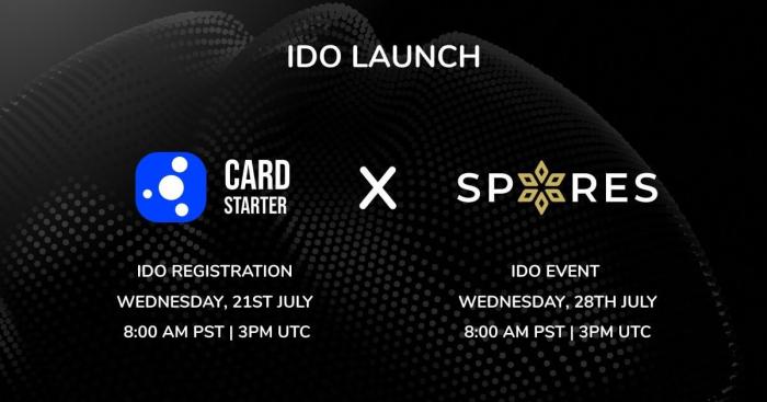 Spores Network to Kick Off Cardstarter IDO on July 21st