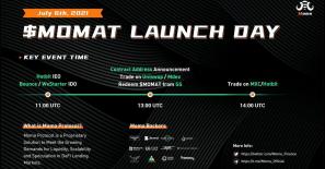 Moma Protocol Trading Opens on Tuesday July 6th, Followed by IDO on Bounce, WeStarter & IEO on HotBit