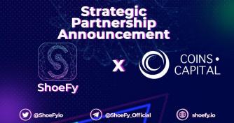 “ShoeFy” Reshaping NFTs starting with Digital Sneakers, Announces Partnership with COINS CAPITAL