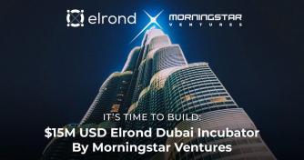 Morningstar Ventures To Invest $15M USD In Projects Building On Elrond Network And Opens An Elrond Incubator in Dubai