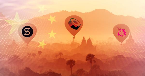 DeFi tokens SUSHI, SNX, UNI emerge as winners after China’s crypto crackdown