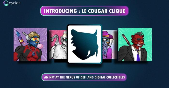 Cyclos and Solatars Announce The Launch of Solana NFT Collection “Le Cougar Clique”