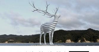 Kohei Nawa’s Public Art “White Deer (Oshika)” Original Data Converted to NFT and aiming to donate the public art to Ishinomaki-City