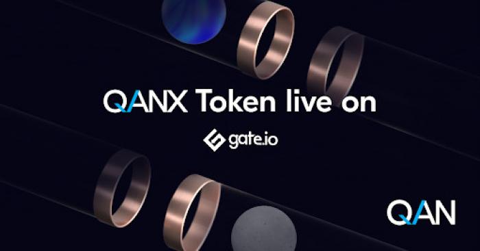 QANplatform (QANX), the quantum-resistant blockchain platform launches its CEX listing journey on Gate.io