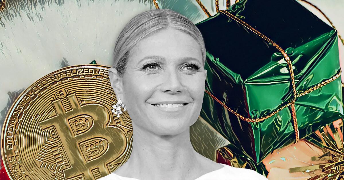 Gwyneth Paltrow says she’s bullish on Bitcoin, is the top in?