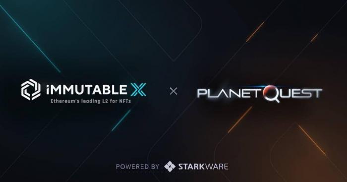 PlanetQuest Partners With Immutable X to Power NFT-economy-driven Game Universe