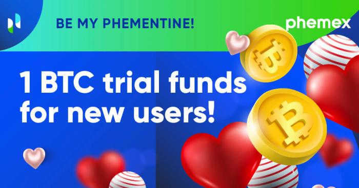 Celebrate your love by having access to a 1BTC trial funds