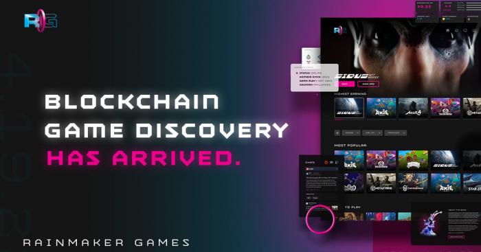 Rainmaker Games Announces Launch Of First Blockchain Gaming Discovery Platform