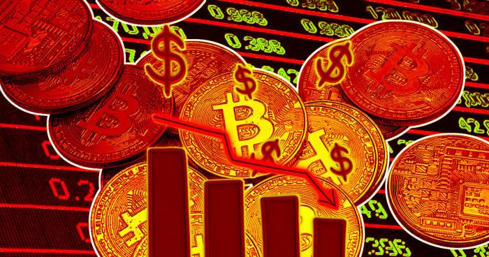 Bitcoin drops below $44k as crypto follows stock market sell off