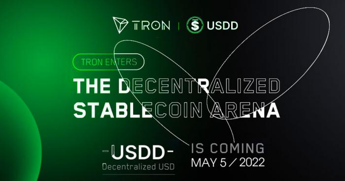 TRON Founder H.E. Justin Sun Announces the Launch of USDD — A Decentralized Stablecoin
