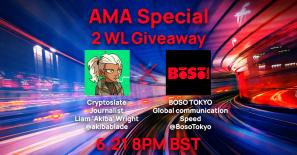 BOSO TOKYO AMA live with CryptoSlate 8PM BST June 21
