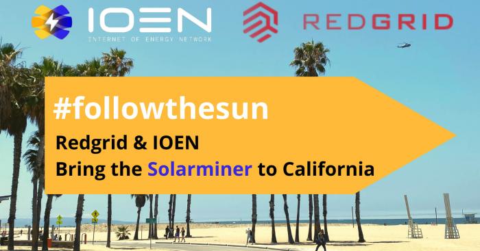Redgrid & IOEN Bring the Solarminer to California