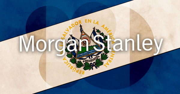 Morgan Stanley is willing to buy El Salvador bonds despite poor performance