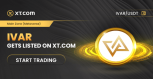 XT.com lists IVAR coin (IVAR) with USDT trading pair