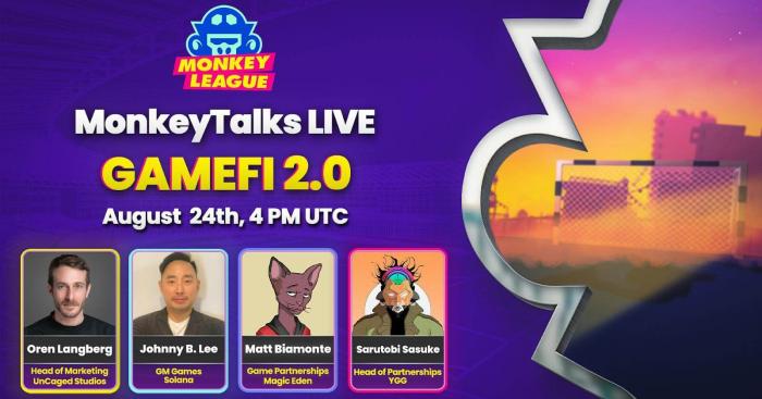 Web3 Blockchain Gaming Pioneer MonkeyLeague To Host Roundtable Discussion On The Future Of NFT Games