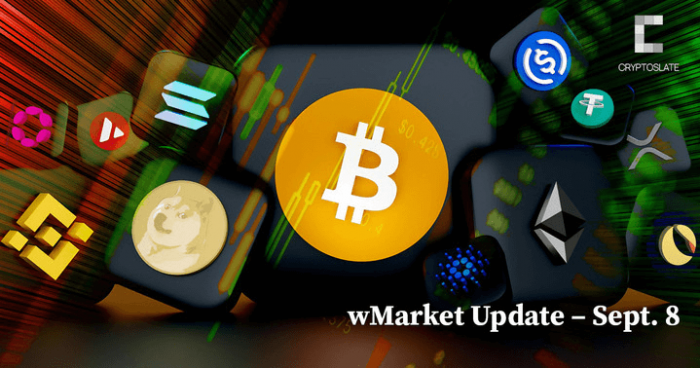 CryptoSlate Daily wMarket Update – Sept. 8