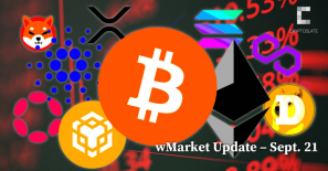 CryptoSlate Daily wMarket Update – Sept. 21: Top 10 tumble after Fed rate hike, XRP bucks trend