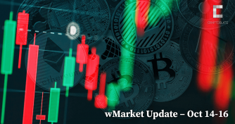 CryptoSlate Daily wMarket Update – Oct. 14-16: Markets trade flat but Quant posts impressive 23% gain