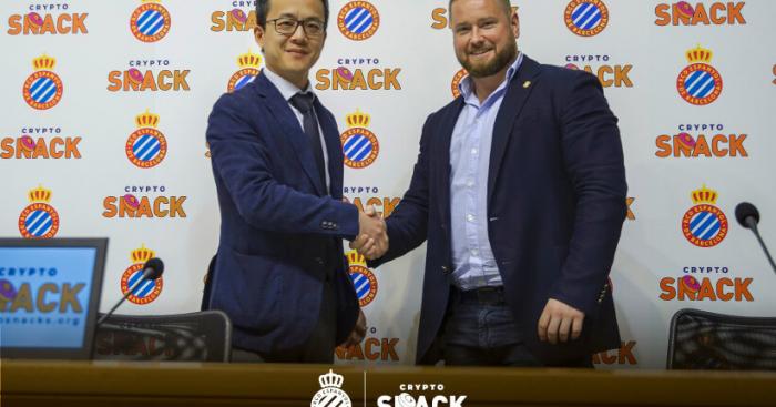 Crypto Snack enables RCD Espanyol to become the first football club to integrate crypto payments