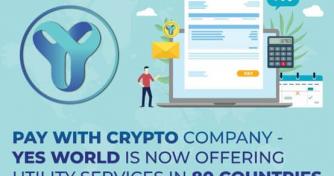 Climate tech crypto startup YES WORLD launches utility services portal, available in 80 countries