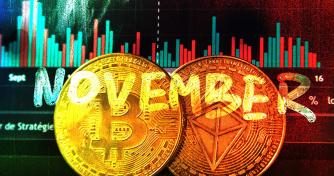 November was the second worst month for Bitcoin, fourth worst for Ethereum