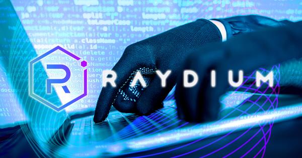 Solana-based DEX Raydium exploited for $2.2M, RAY token drops 10%