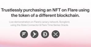 Trustlessly purchasing an NFT on Flare using the token of a different blockchain.