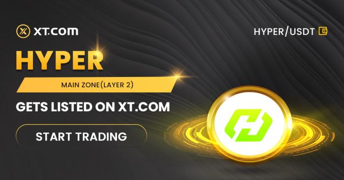 XT.COM lists HYPER in its main zone