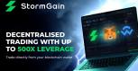 StormGain Launches StormGain DEX for User-Friendly Decentralized Crypto Trading