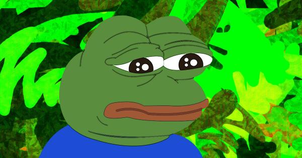 Pepe pumps 80%, now third largest meme coin by market cap