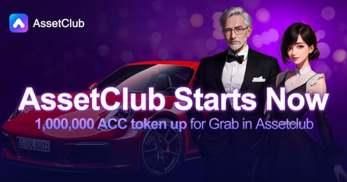 Assetclub unveil gamefi project with million token airdrop: merging traditional finance with web3