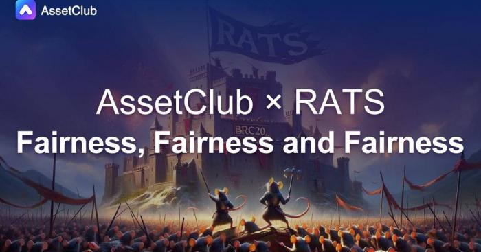 GameFi Project AssetClub announced adoption of BRC20-RATS for further development of the RATS community