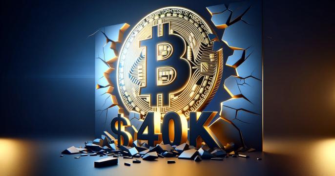 Bitcoin price hits $40k amid ETF discussions and BTC halving anticipation