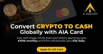AI Analysis Launches AIA Card – The Future of Crypto-Fiat Transactions