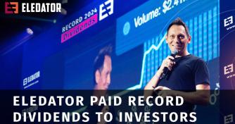 Eledator Announces Record-Breaking Investor Payout