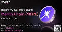HashKey Global Announces Listing of MERL Token with 200,000 MERL Prize Pool Campaign