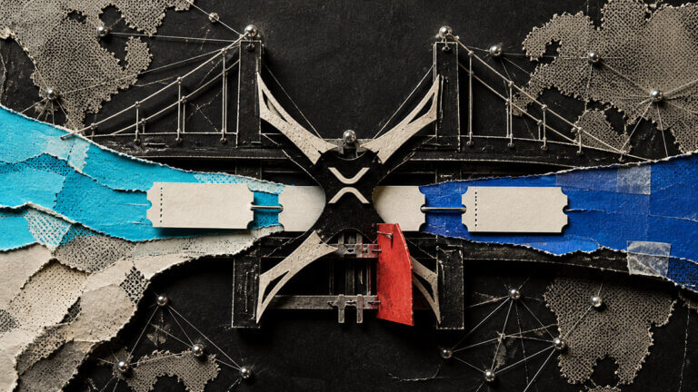 XRP cross-border settlement bridge collage