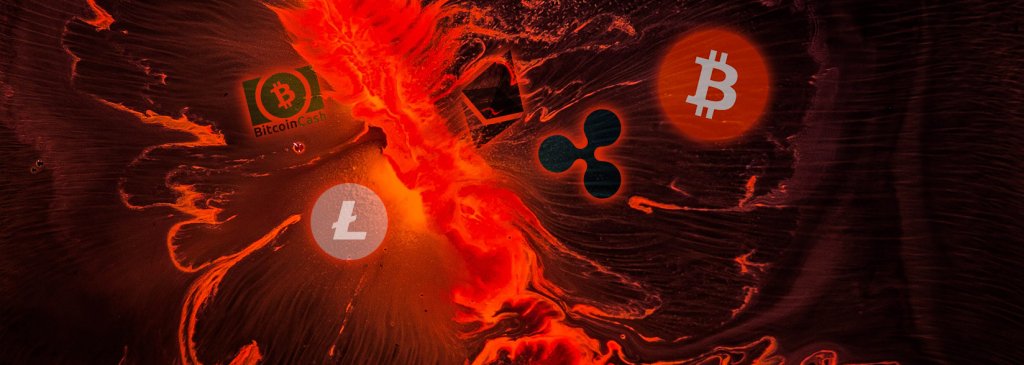 Price Watch: Bitcoin, Ethereum, Ripple, Bitcoin Cash and Litecoin are Deep in the Red