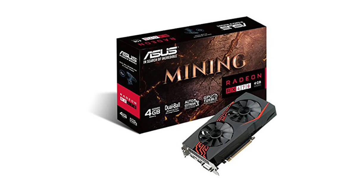 ASUS Mining RX 470 4G Graphics Card | CryptoSlate